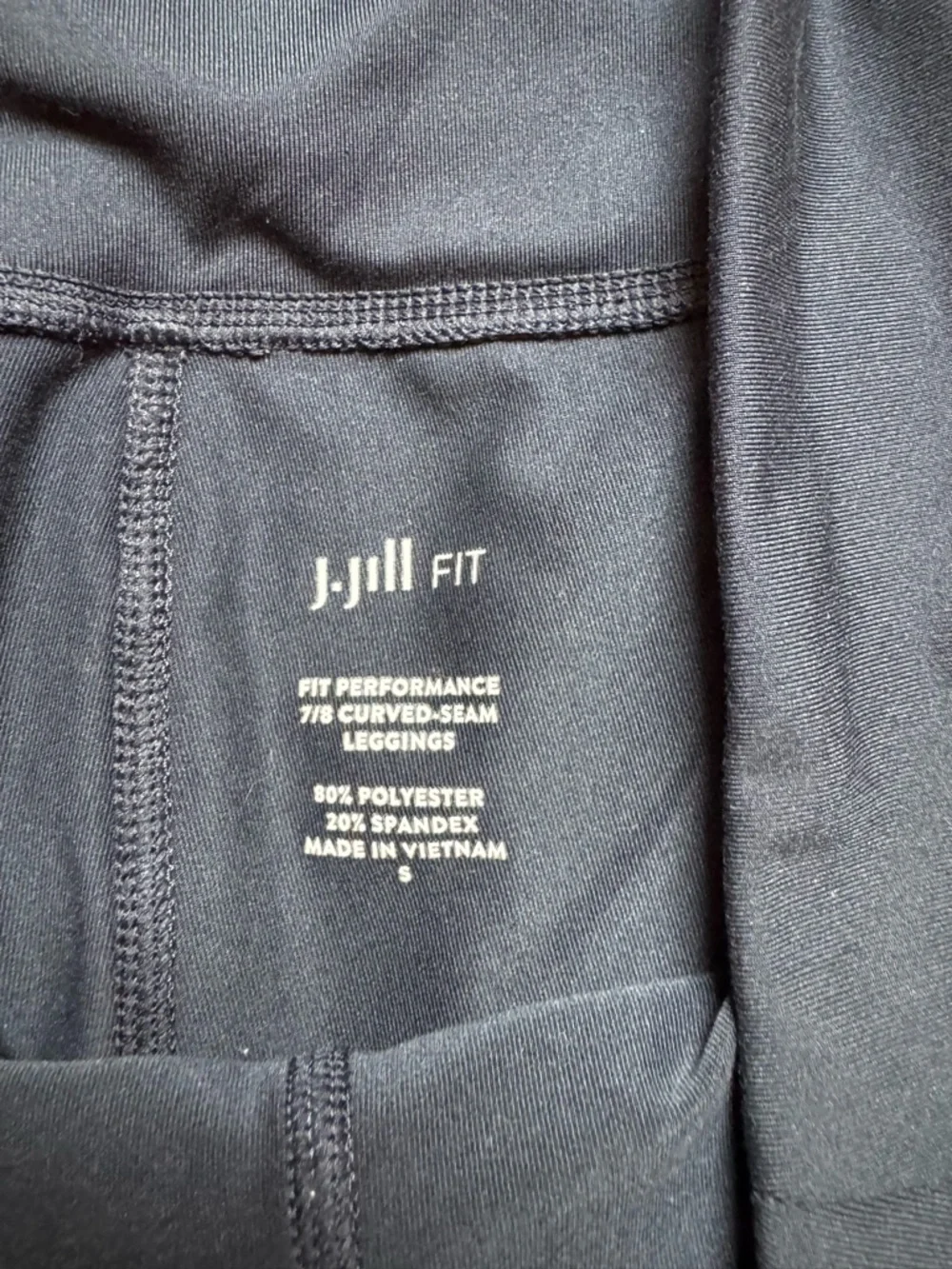 J. Jill Blue Performance 7/8 Leggings